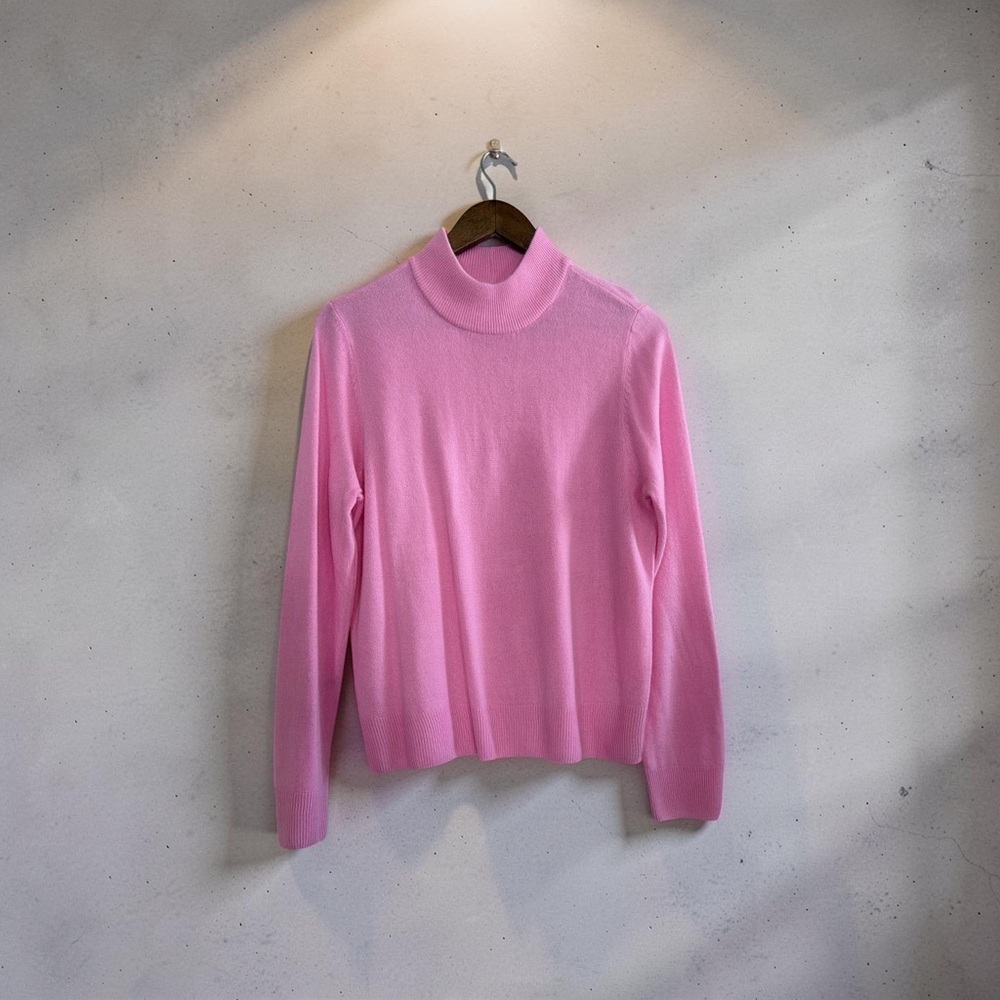 Blair Elegant Pink Cowl Neck Sweater